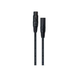 Cable de 10 metros de largo. XLR macho a XLR hembra