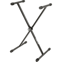 SOPORTE TECLADO T10 FORMATO ""X"" / PERFIL SIMPLE - NEGRO