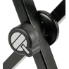 SOPORTE TECLADO T10 FORMATO ""X"" / PERFIL SIMPLE - NEGRO