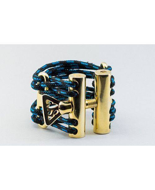 Abrazadera Clarinete SaxClinic TM White Bronze-Azul M