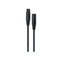 Cable de 1 metro de longitud. XLR macho a XLR hembra.