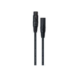 Cable de 1 metro de longitud. XLR macho a XLR hembra.