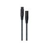 Cable de 1 metro de longitud. XLR macho a XLR hembra.