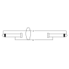 Cable de instrumento jack-jack Recto/Acodado de 6m