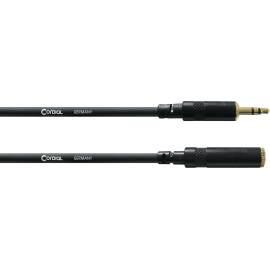 Cable de audio minijack estéreo macho/minijack hembra 5 m