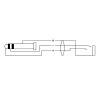 Cable de audio minijack estéreo macho/minijack hembra 5 m