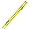 BAQUETAS ZILDJIAN 5A HICKORY NEON AMARILLO