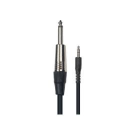 Cable de 3 metros de longitud. Mini jack stereo macho a jack mono macho