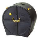 ESTUCHE HARDCASE BOMBO 22" (CON RUEDAS)