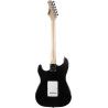 Guitarra eléctrica Eko Starter ST100 tipo Strat - Negra