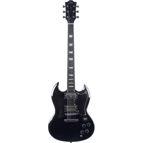 Guitarra eléctrica Eko Starter DV300 tipo SG - Negra
