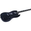 Guitarra eléctrica Eko Starter DV300 tipo SG - Negra