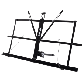 SOPORTE ATRIL PLEGABLE PARA MESA - METAL NEGRO - 41x23cm
