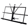 SOPORTE ATRIL PLEGABLE PARA MESA - METAL NEGRO - 41x23cm
