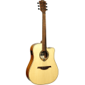 GUITARRA ACÚSTICA LÂG DREADNOUGHT CUTAWAY A/E TRAMONTANE 88 - NATURAL