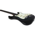 Guitarra eléctrica Eko Starter ST300 tipo Strat - Negra