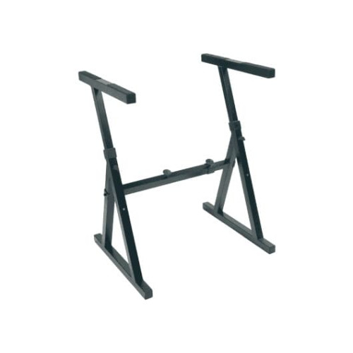 Soporte/base para teclado. Color negro. Forma en ?Z?