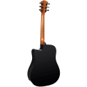GUITARRA ACÚSTICA LÂG DREADNOUGHT CUTAWAY TRAMONTANE 118 A/E - NEGRA