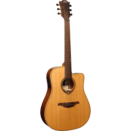 GUITARRA ACÚSTICA LÂG DREADNOUGHT CUTAWAY TRAMONTANE 170 A/E - NATURAL