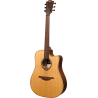 GUITARRA ACÚSTICA LÂG DREADNOUGHT CUTAWAY TRAMONTANE 170 A/E - NATURAL
