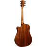 GUITARRA ACÚSTICA LÂG DREADNOUGHT CUTAWAY TRAMONTANE 170 A/E - NATURAL