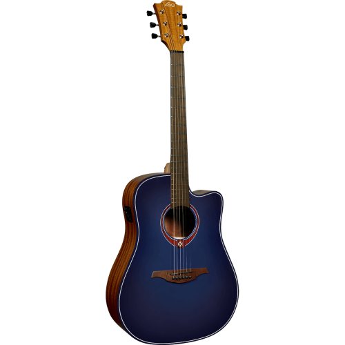 GUITARRA ACÚSTICA LAG DREADNOUGHT A/E CUTAWAY - EDICIÓN LIMITADA BLUE BURST