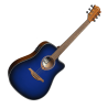 GUITARRA ACÚSTICA LAG DREADNOUGHT A/E CUTAWAY - EDICIÓN LIMITADA BLUE BURST