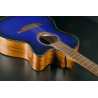 GUITARRA ACÚSTICA LAG DREADNOUGHT A/E CUTAWAY - EDICIÓN LIMITADA BLUE BURST