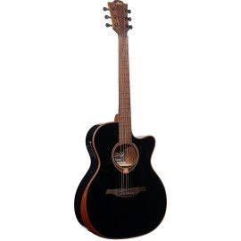 GUITARRA ACÚSTICA LAG AUDITORIUM A/E CUTAWAY - EDICIÓN LIMITADA BISEL - NEGRA