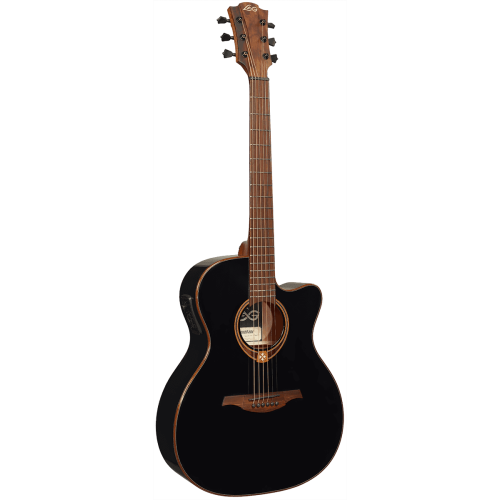 GUITARRA ACÚSTICA LÂG AUDITORIUM CUTAWAY TRAMONTANE 118 A/E - NEGRA