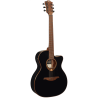 GUITARRA ACÚSTICA LÂG AUDITORIUM CUTAWAY TRAMONTANE 118 A/E - NEGRA