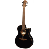 GUITARRA ACÚSTICA LÂG AUDITORIUM CUTAWAY TRAMONTANE 118 A/E - NEGRA