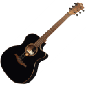 GUITARRA ACÚSTICA LÂG AUDITORIUM CUTAWAY TRAMONTANE 118 A/E - NEGRA