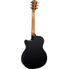 GUITARRA ACÚSTICA LÂG AUDITORIUM CUTAWAY TRAMONTANE 118 A/E - NEGRA