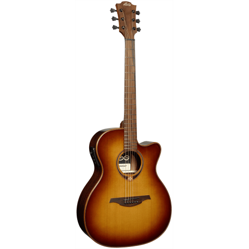 GUITARRA ACÚSTICA LÂG AUDITORIUM CUTAWAY TRAMONTANE 118 A/E - BROWN SHADOW