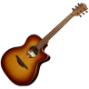 GUITARRA ACÚSTICA LÂG AUDITORIUM CUTAWAY TRAMONTANE 118 A/E - BROWN SHADOW