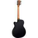 GUITARRA ACÚSTICA LÂG AUDITORIUM SLIM CUTAWAY TRAMONTANE 118 A/E - NEGRA