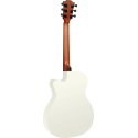 GUITARRA ACÚSTICA LÂG AUDITORIUM SLIM CUTAWAY TRAMONTANE 118 A/E - IVORY WHITE