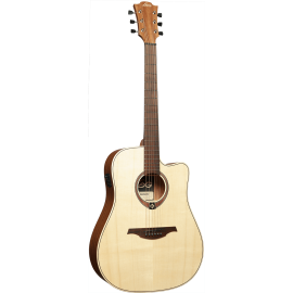 GUITARRA ACÚSTICA LÂG DREADNOUGHT CUTAWAY TRAMONTANE 70 A/C - NATURAL