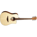 GUITARRA ACÚSTICA LÂG DREADNOUGHT CUTAWAY TRAMONTANE 70 A/C - NATURAL