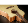 GUITARRA ACÚSTICA LÂG DREADNOUGHT CUTAWAY TRAMONTANE 70 A/C - NATURAL