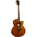 GUITARRA ACÚSTICA LÂG AUDITORIUM CUTAWAY A/E TRAMONTANE 98 - CAOBA