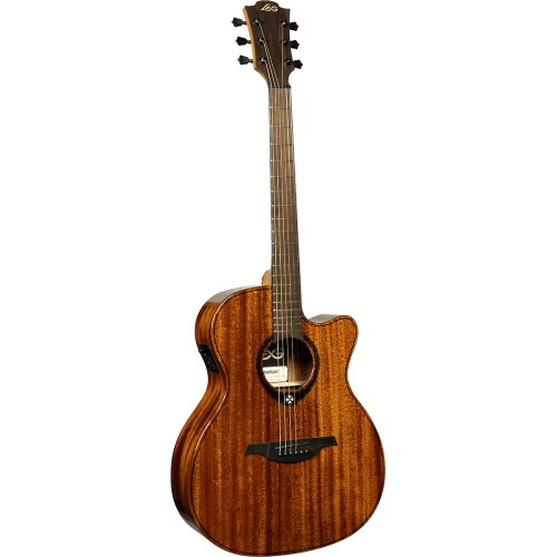GUITARRA ACÚSTICA LÂG AUDITORIUM CUTAWAY A/E TRAMONTANE 98 - CAOBA