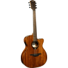GUITARRA ACÚSTICA LÂG AUDITORIUM CUTAWAY A/E TRAMONTANE 98 - CAOBA