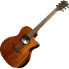 GUITARRA ACÚSTICA LÂG AUDITORIUM CUTAWAY A/E TRAMONTANE 98 - CAOBA