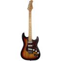 Guitarra eléctrica Eko Starter ST401 tipo Strat (diapasón de arce) - Sunburst