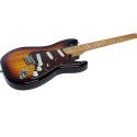 Guitarra eléctrica Eko Starter ST401 tipo Strat (diapasón de arce) - Sunburst
