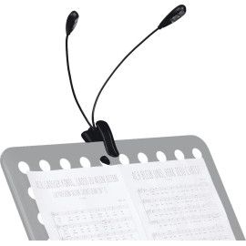 LÁMPARA ATRIL DUAL FLEXIBLE CLIP - 4 LED´s