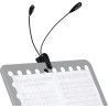 LÁMPARA ATRIL DUAL FLEXIBLE CLIP - 4 LED´s