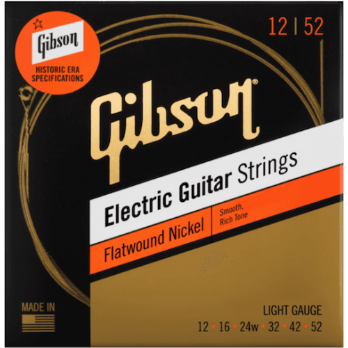 JUEGO ELÉCTRICA NICKEL FLATWOUND LIGHT 12-52